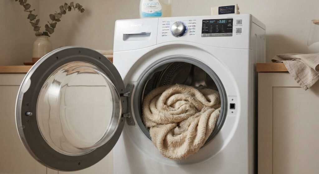 how to wash a wool blanket in the washing machine
